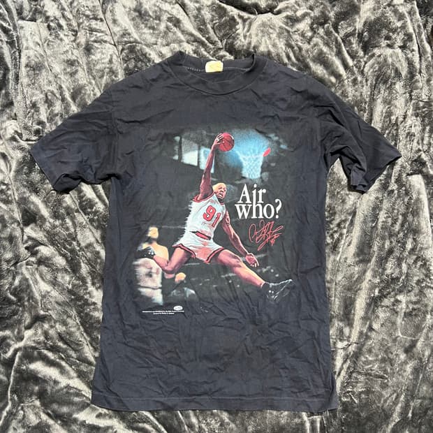 1997 데니스로드맨 og  Air who 티셔츠 m
