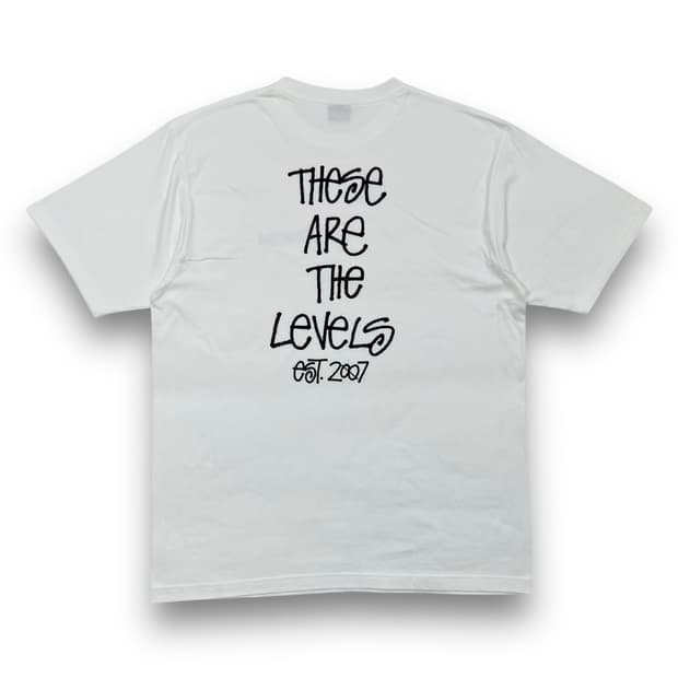 스투시 THESE ARE THE LEVELS EST.2007 티셔츠