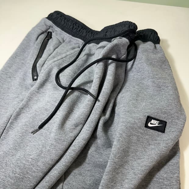 L-XL 나이키 진그레이 슬림레귤러핏 밴딩 스웻 조거팬츠