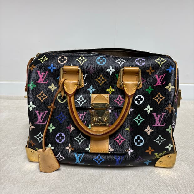 루이비통 멀티 스피디 가방 30 무라카미 토트백