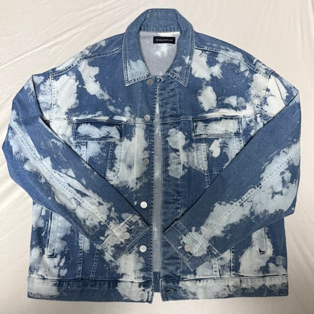 선데이오프클럽 블리치드 데님자켓