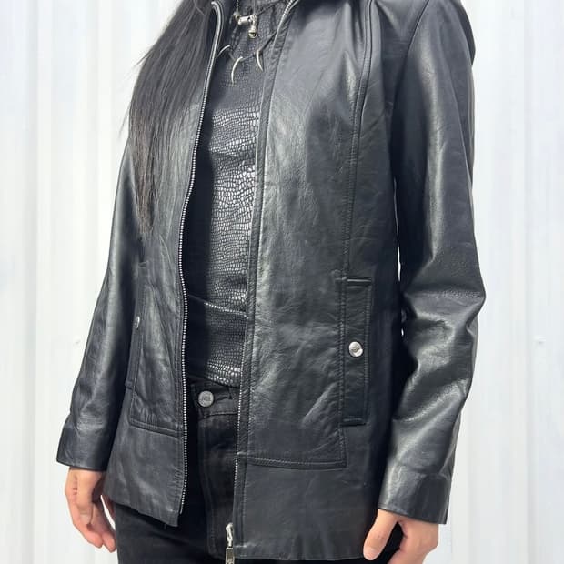 90s) Courreges cowhide
