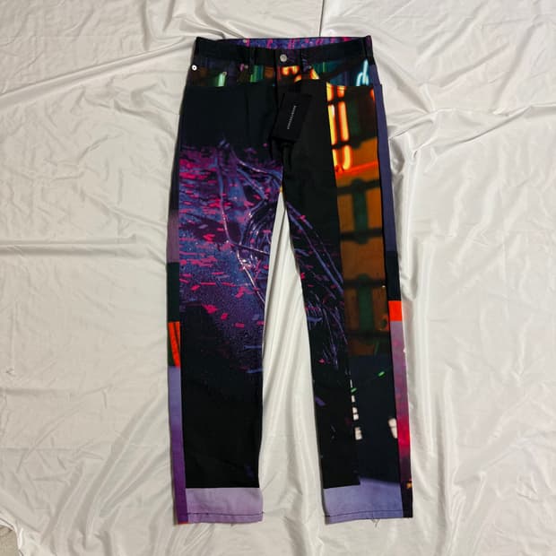 [32] 드리스반노튼 프린트 팬츠