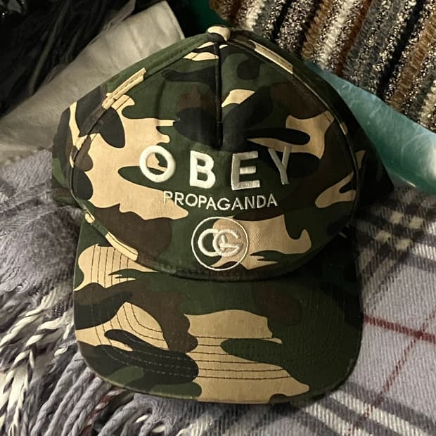 오베이 프로파간다 카모플라쥬 스냅백 모자  #csz2113