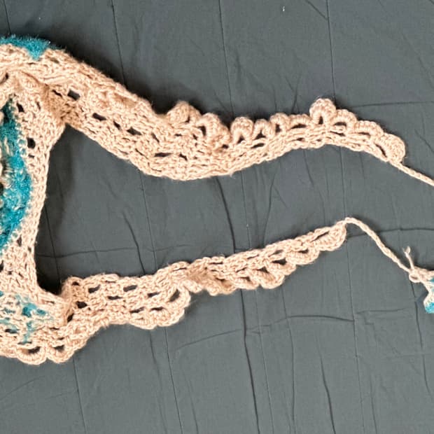 Handmade 수세미 모자