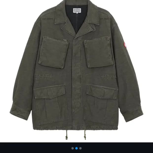 (M)카브엠트 chmr bdu 백사틴 자켓 카키