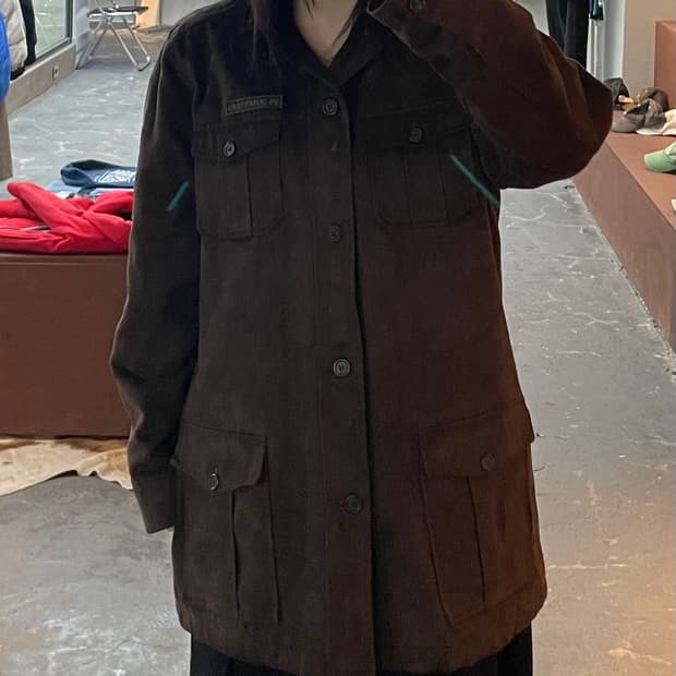 VS 빈티지 스웨이드 브라운 자켓 H2241