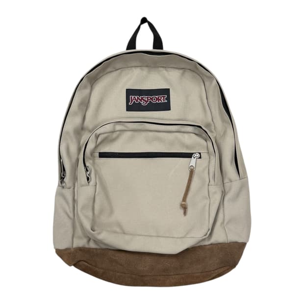 잔스포츠 빈티지 라이트팩 누런 베이지 백팩 가방