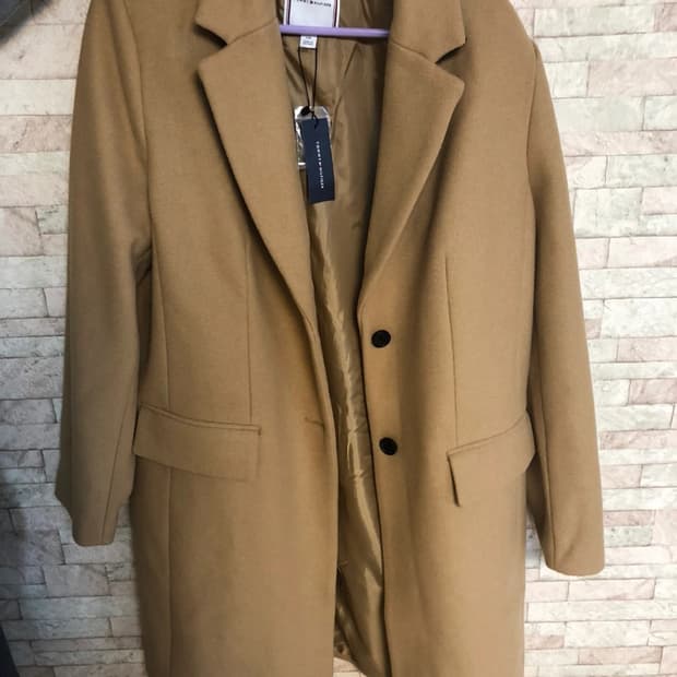 Tommy Hilfiger 울 롱 코트