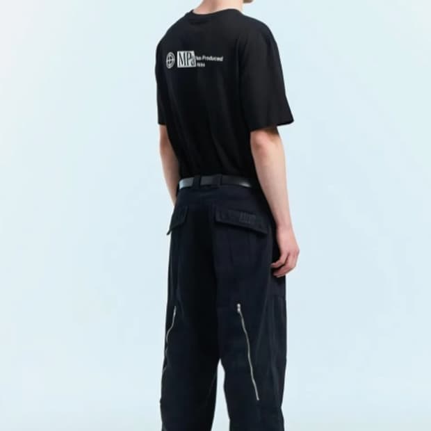 플라스틱 프로덕트 웨이브 지퍼 팬츠 M
