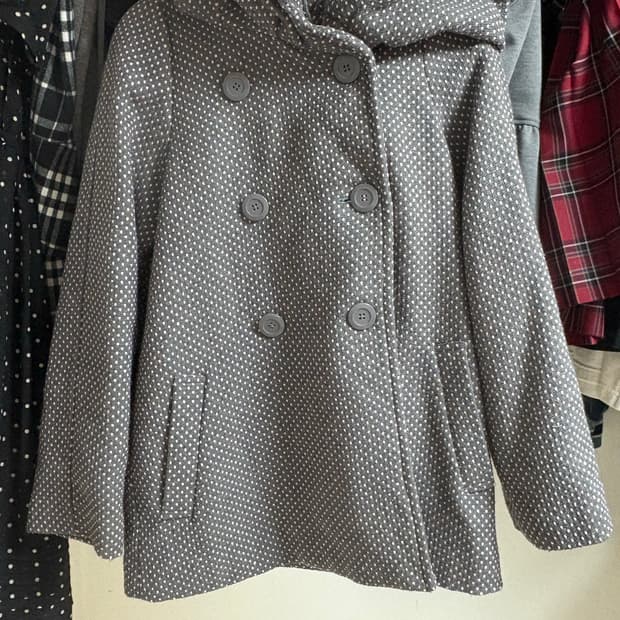 빈티지 도트 코트