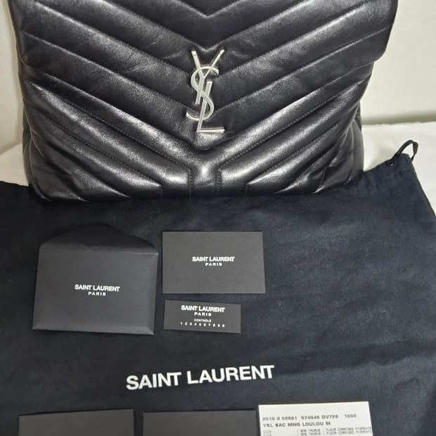 생로랑 루루 퀼팅 미디움 미듐 숄더크로스백