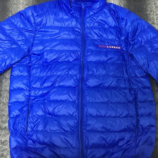 라브로스 경량패딩 블루 L