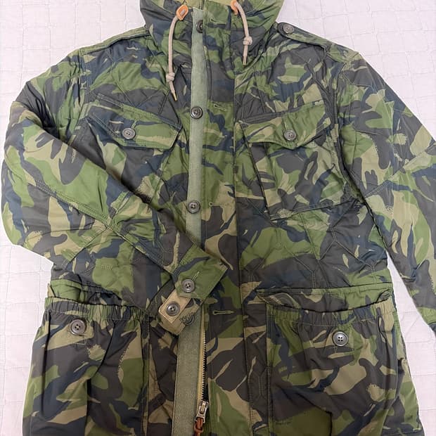 폴로 카모 퀄팅 자켓 S