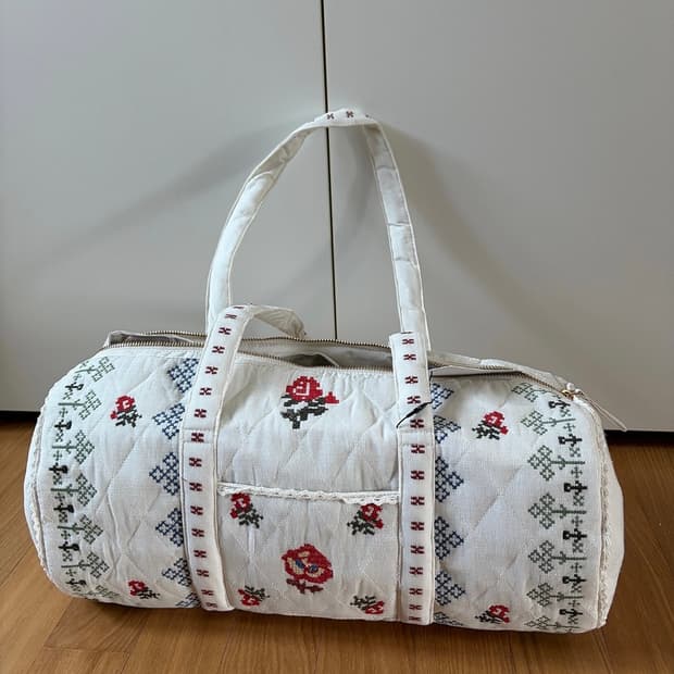 zara 자라 자수 볼링백 새제품