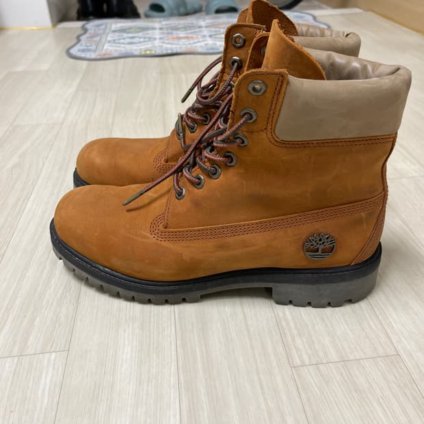 팀버랜드 6인치 레이스업 워터푸르프 브라운 270