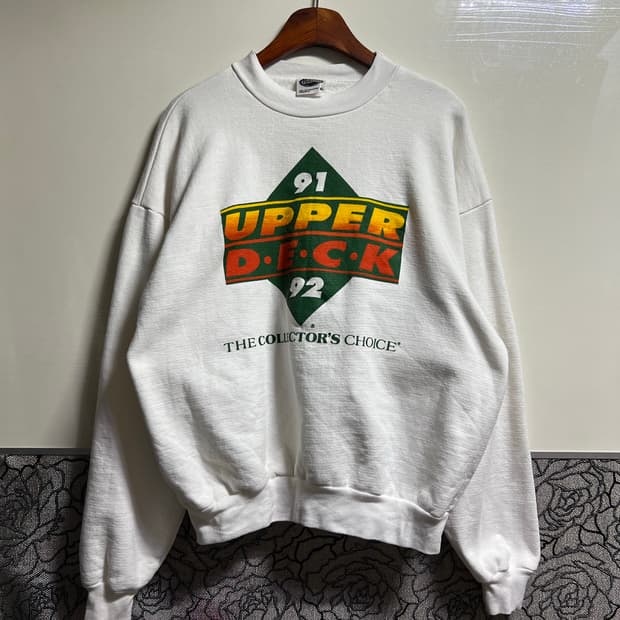 빈티지 1992 UPPER DECK 스웻셔츠