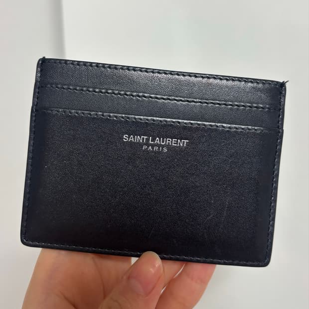 생로랑 카드지갑 풀박