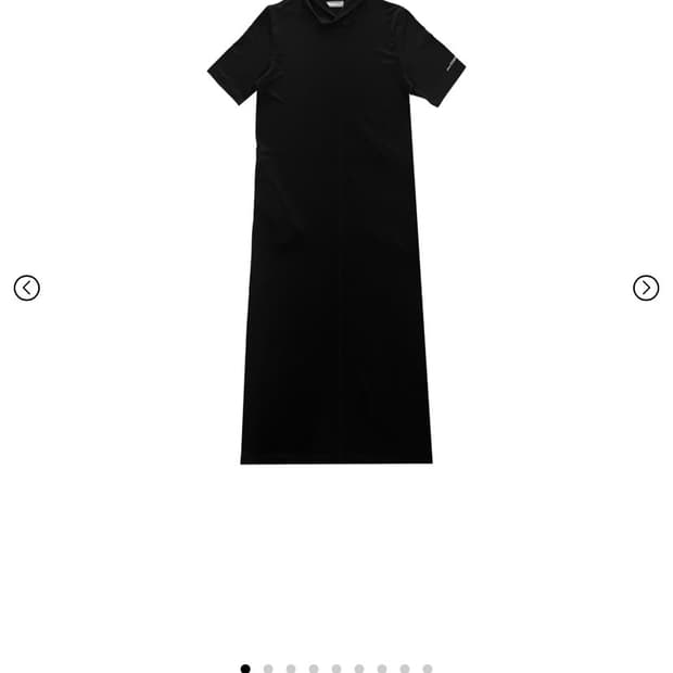 지초이 컴포트24-003 HOODIE DRESS(BLACK)