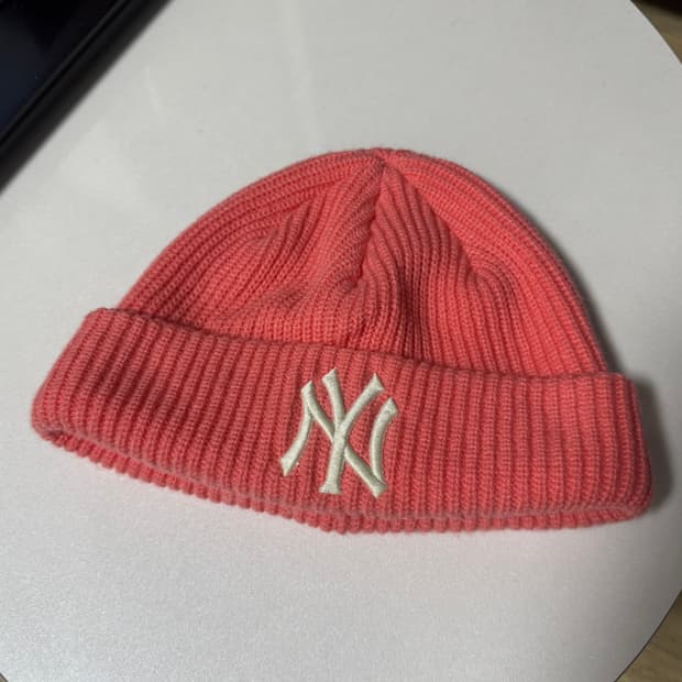 MLB 뉴욕 양키스 핑크 젤리 비니