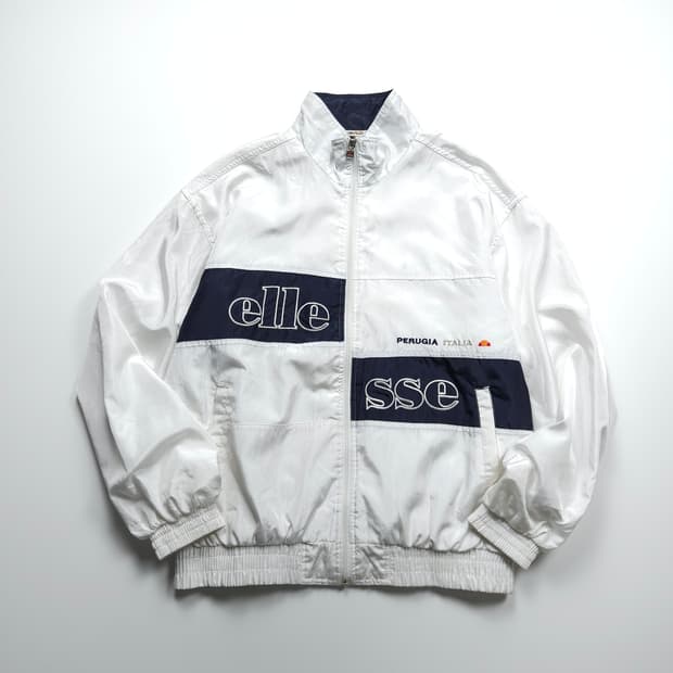 00s 엘레쎄 빅로고 올드스쿨 나일론 바람막이 (XXL)