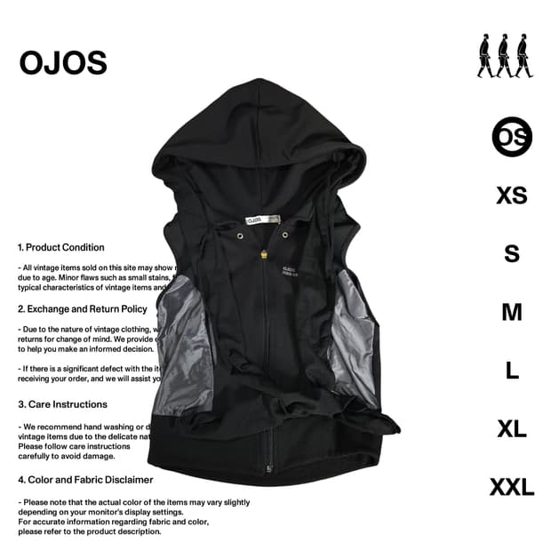 오호스 복서 슬리브리스 후드집업 OS사이즈