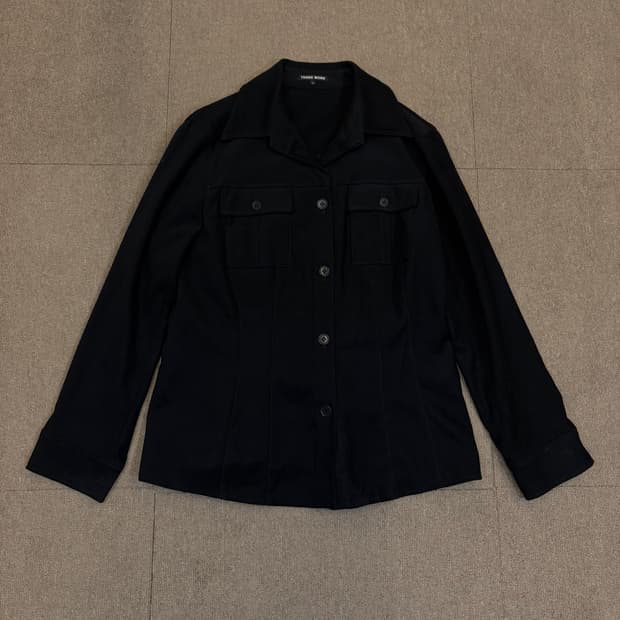 TRANS WORK 우먼스 스웨이드 셔츠 