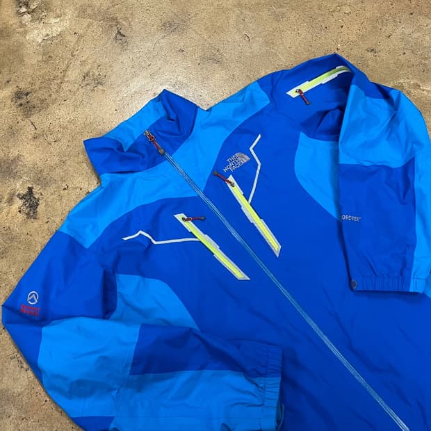 [정품/XXL] 노스페이스 고어텍스 블루 바람막이 자켓 b10