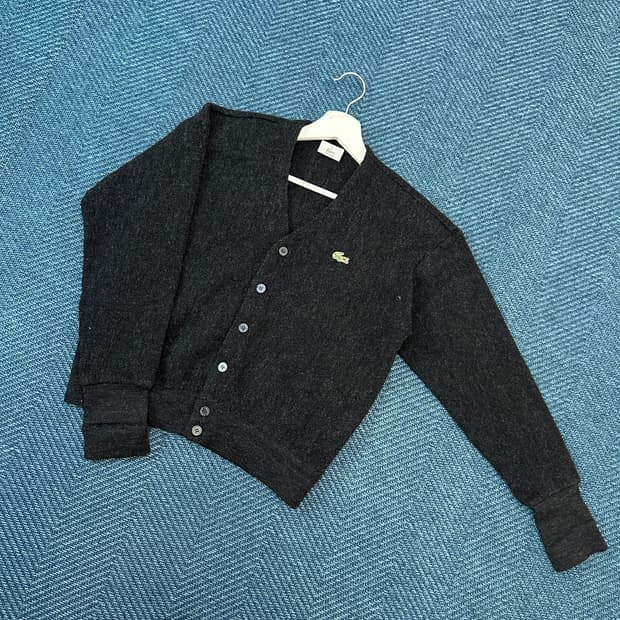 [실측여성M] 라코스테 가디건