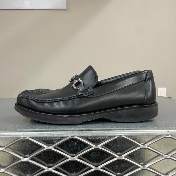 페레가모 레더 로퍼 UK8