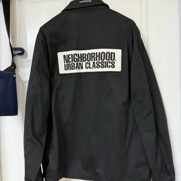 네이버후드 클래식 로고 자켓
