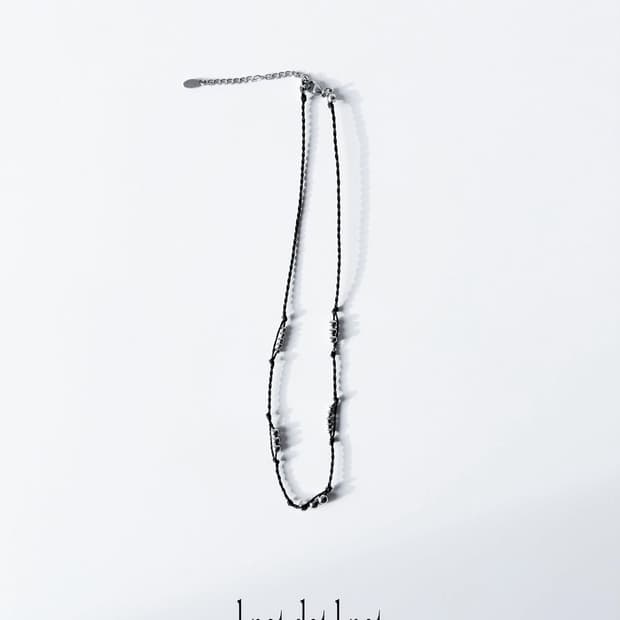 [knot•dot•knot] basic necklace
