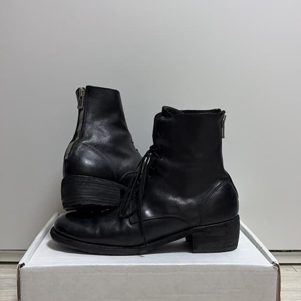 구이디 GUIDI 795BZ 홀스 백지퍼 프론트 레이스업 44사이즈