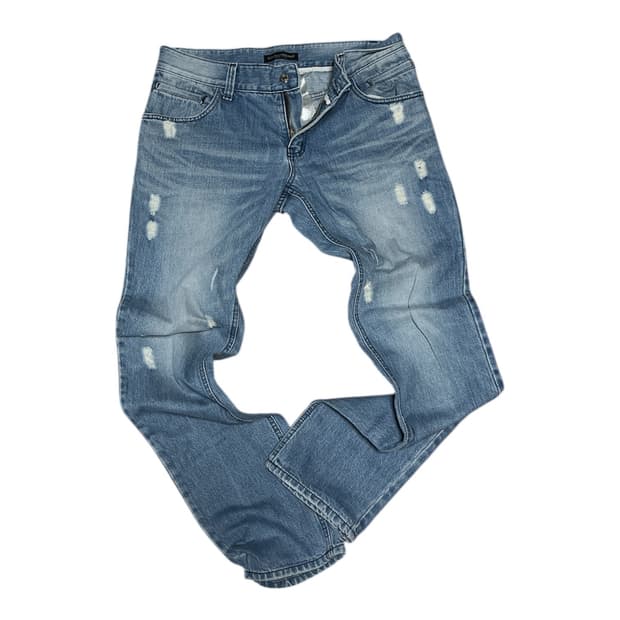 Dolce & Gabbana 14 골드 디스 데님 진 연청