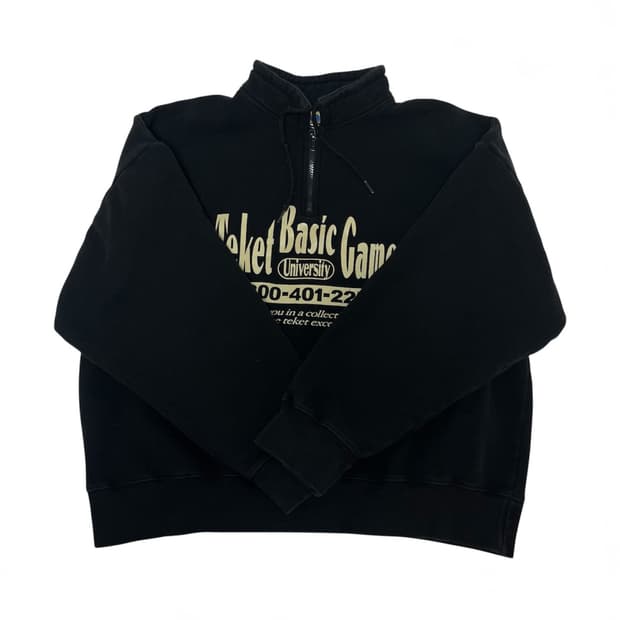 테켓 하프집업 스웻셔츠 M