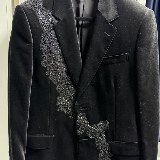 알렉산더맥퀸 자수 블레이저