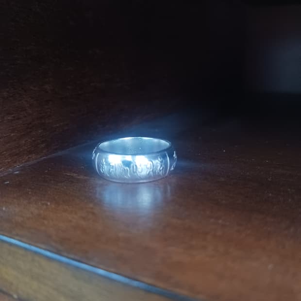 옴 당초 순은99 은가락지 8미리 