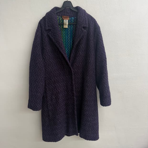 Italy 미쏘니 Purple 코트 M