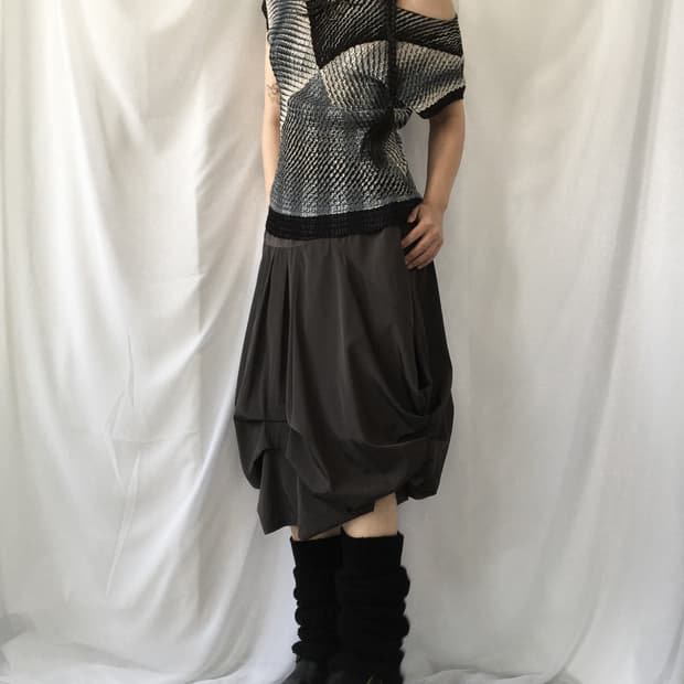 Pleats pattern top
