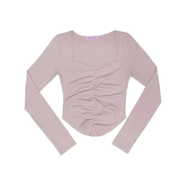 플리즈노팔로우 달린탑 베이비핑크