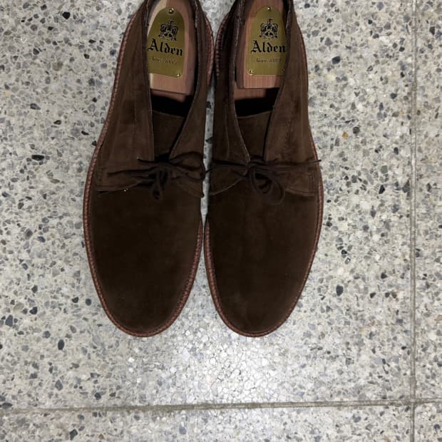 알든 1492 8.5E 스웨이드 브라운 처카부츠