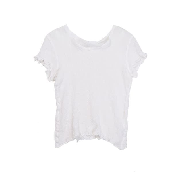 Issey Miyake Me Cauliflower Wrinkle Top