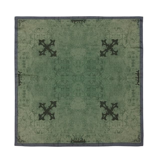 HILLDA Bohemian Paisley Scarf [Khaki]