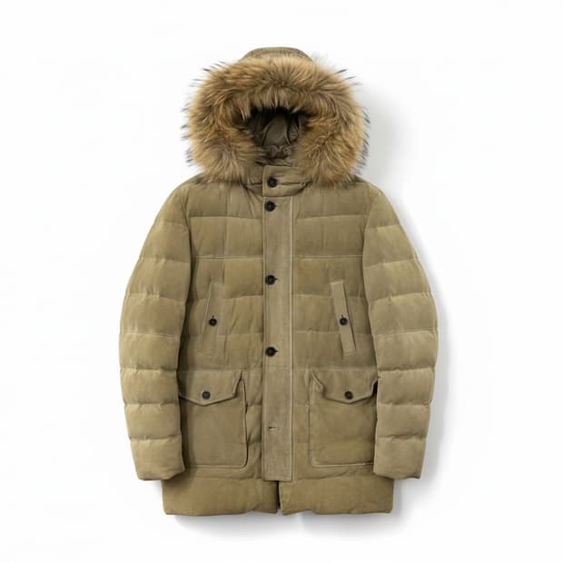 알레그리 Allegri 염소가죽 구스다운 패딩 48