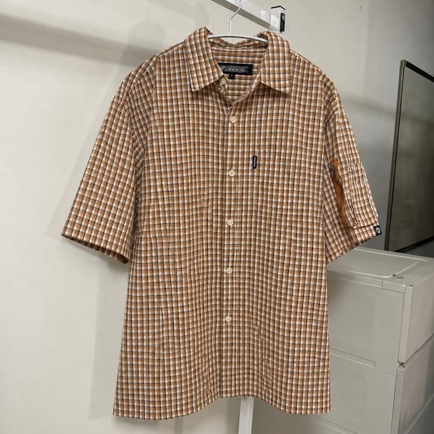 90’s Vans japan  체크 반팔 셔츠 올드 반스