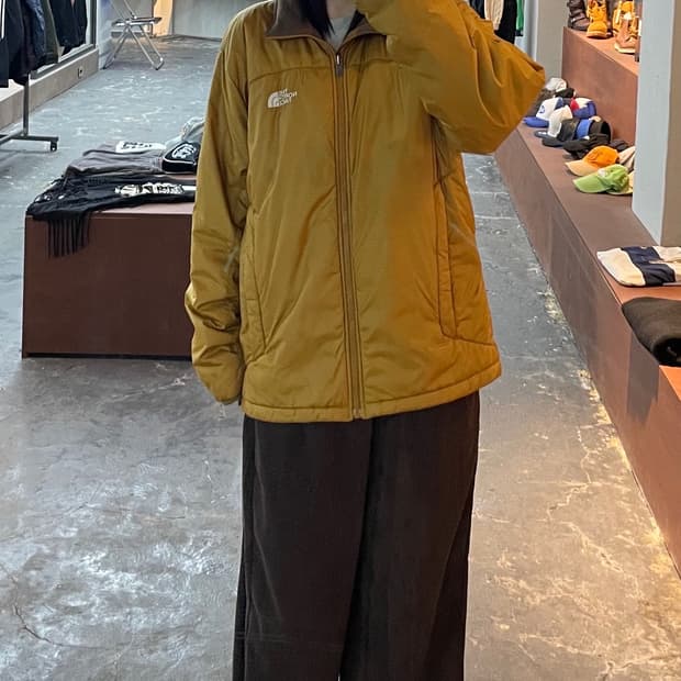 노스페이스 로고 다운패딩재킷 H1048