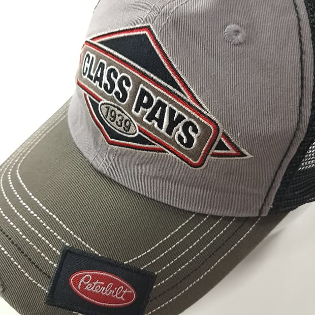 CA626 피터빌트 CLASS PAYS 1939 패치 메쉬 트러커캡 모