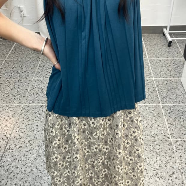 아이보리 플라워 스커트