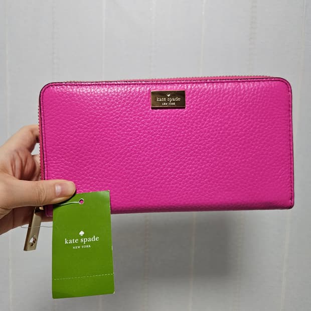 kate spade 케이트 스페이드 핑크 장지갑 미사용 새제품