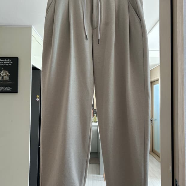 일꼬르소 투턱 와이드 테리 팬츠 M